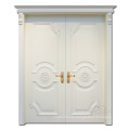 Algeria Maple White European Freshness Strong Stability Hand Carved Exterior Solid Wood Door For Interior Living Room